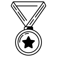 pictogramme d'une médaille